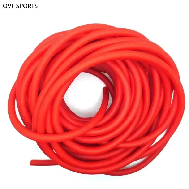 Bande de résistance de Fitness 1-5M, équipement d'entraînement, de gymnastique, diamètre 10mm, exercice de Fitness complet, corde en caoutchouc, cadeau