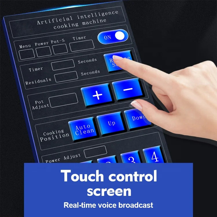 CHEFMAX Commercial Intelligent Restaurant Machine de Cuisson Automatique Machine de Riz Frit Robot de Cuisson