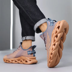 Vente chaude hommes chaussures de course respirant sport baskets en plein air antidérapant baskets Couple décontracté confortable chaussures de course