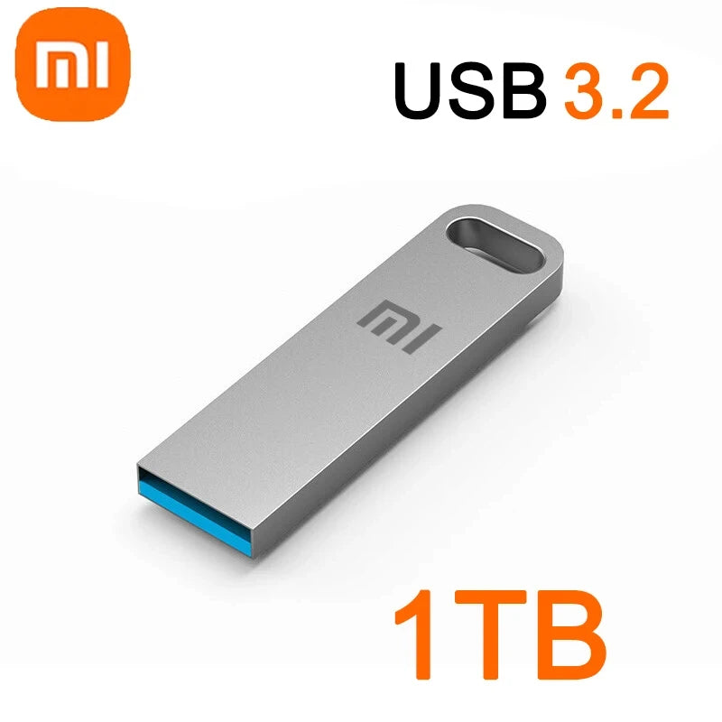 Xiaomi 2 to USB 3.2 clé USB haute vitesse métal U disque TypeC clé mémoire étanche SSD stockage PC téléphone transfert de données Portable