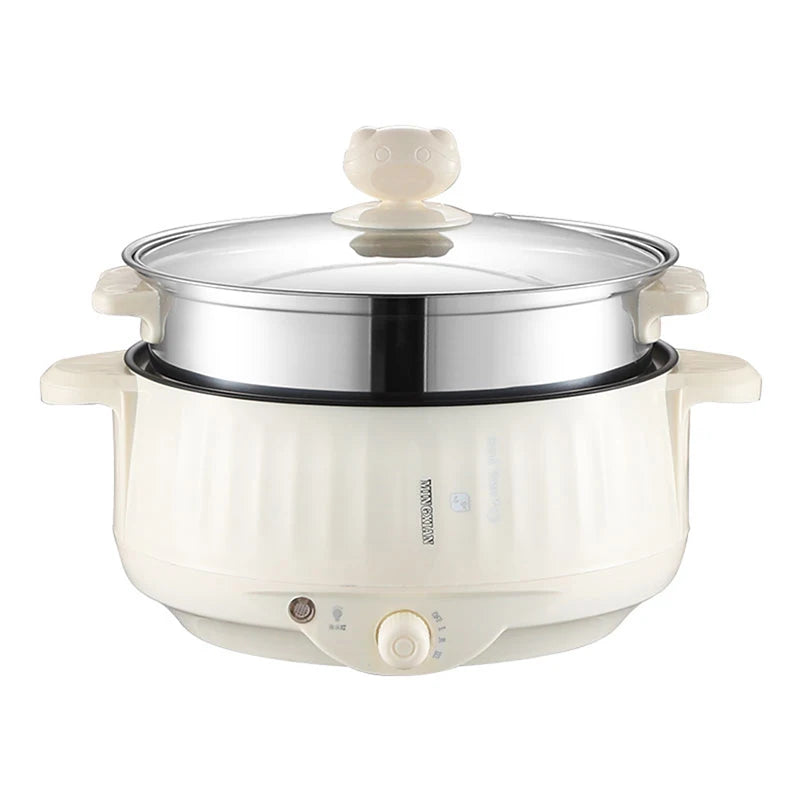 Marmite électrique antiarina pour 1 à 2 personnes, appareils de cuisson ménagers, multi-cuiseurs, marmite chaude, cuiseur à riz, 220V, simple ou double couche
