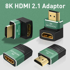 MOSHOU 8K HDMI 2.1 câble adaptateur mâle à femelle convertisseur de câble pour HDTV PS4 PS5 ordinateur portable 4K HDMI Extender femelle à femelle