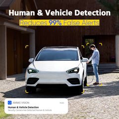 ANNKE 4X Ultra HD 8MP POE caméra 4K extérieur intérieur résistant aux intempéries réseau de sécurité balle EXIR Vision nocturne alerte e-mail Kit de caméra