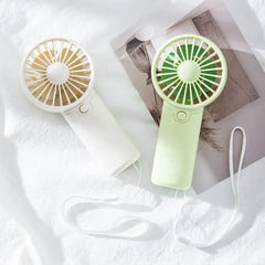 Mini ventilateur portatif mignon, léger et pratique, format de poche, petit ventilateur électrique à faible bruit, cadeau pour étudiant, ventilateur d'extérieur 2024