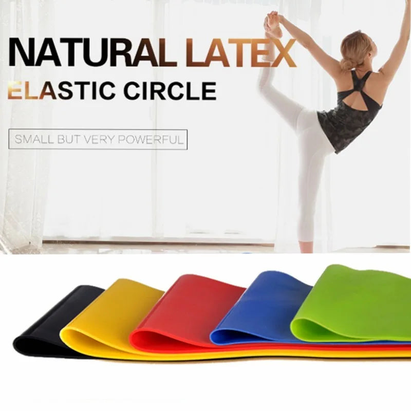 Bandes de résistance TPE, boucles en caoutchouc, ensemble de bandes d'entraînement de force, extenseur, équipement de gymnastique de Yoga, bande d'exercice élastique