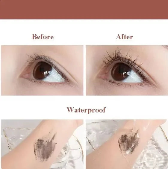 Black Brown Mascara 3D Lengthens Eyelashes Extra Volume Waterproof Natural Lashes Female Makeup Korean Cosmetics