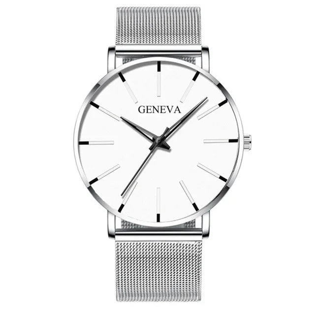 2024 Nouveau Montres de Mode Pour Hommes Luxe Ultra Mince En Acier Inoxydable Bracelet De Quartz Montre En Or Rose Hommes Montre Cadeaux Reloj Hombre