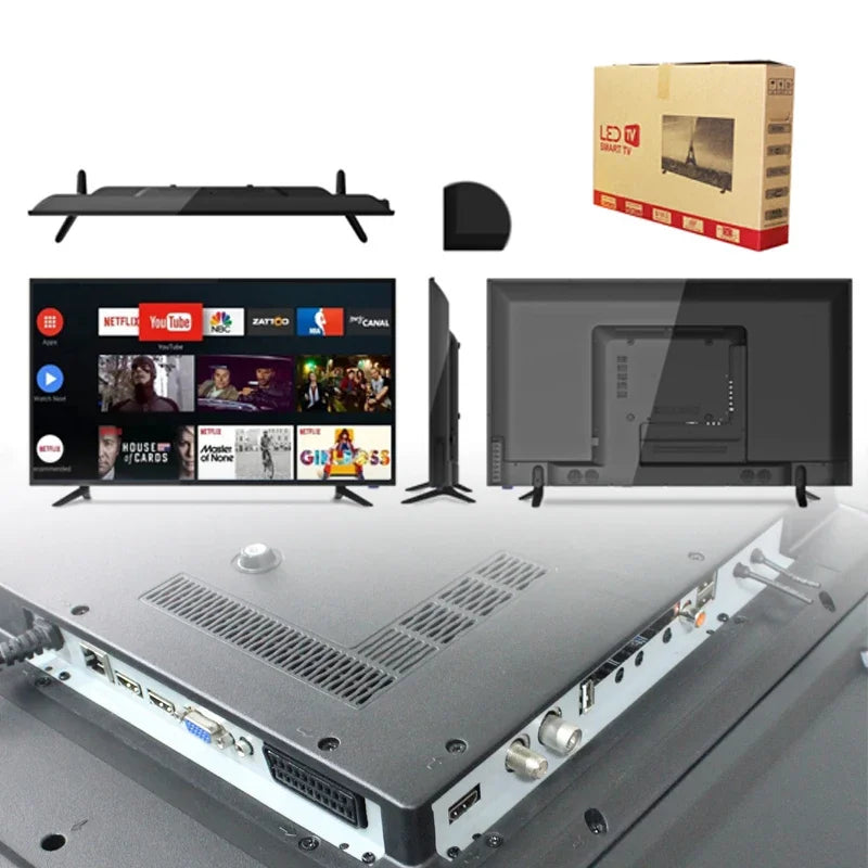 75 pouces Smart TV 4K Ultra HD LED incurvé grand écran wifi télévision intelligente