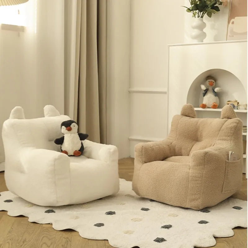 Canapé simple chaise siège de dessin animé bébé canapé enfants canapé mignon paresseux pouf écologique épaissi Portable canapé chaise