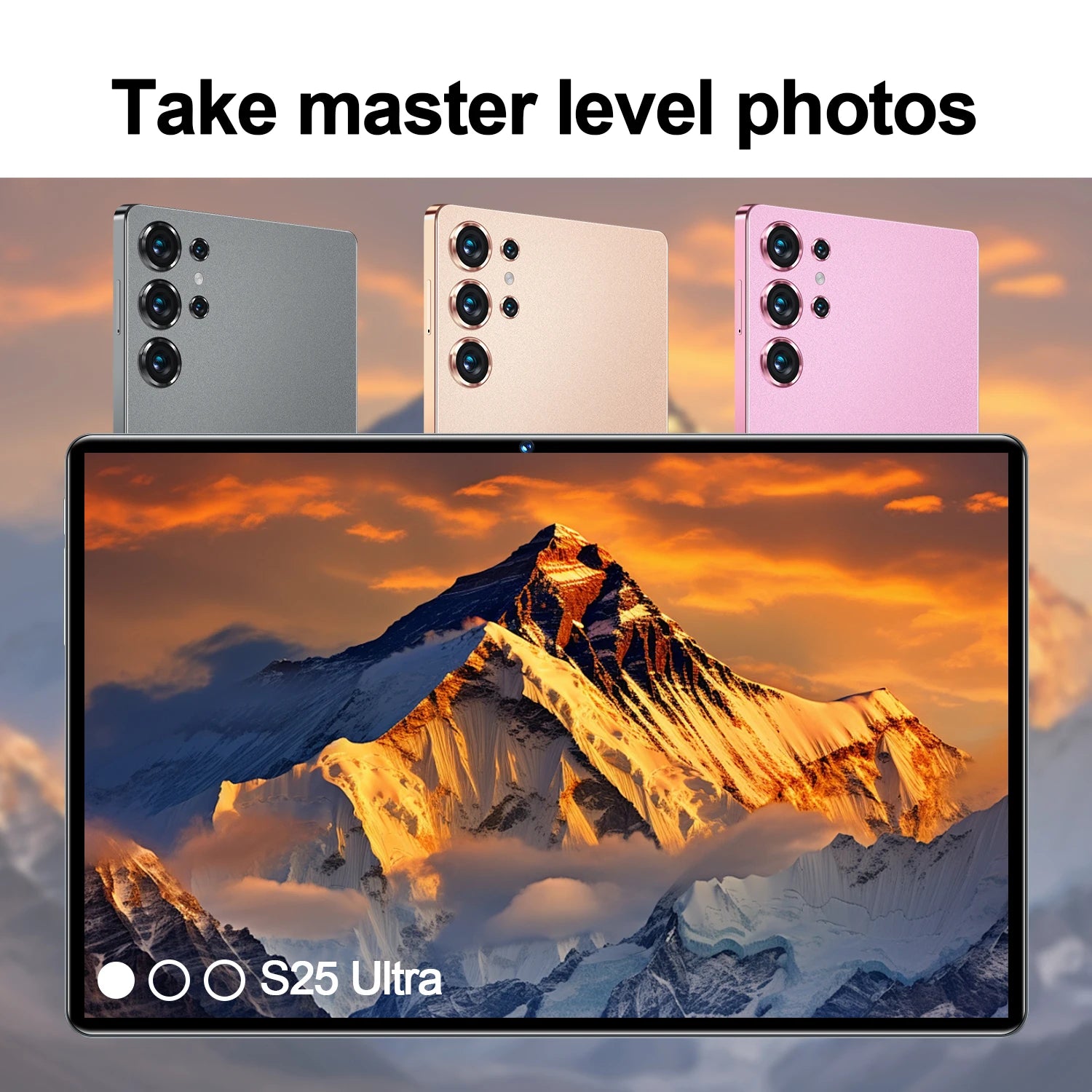 2025 S25 UItra tablette 22GB + 2T tablette Android 15 Snapdragon 8 Gen3 Tablette Version mondiale originale 5G double carte SIM WiFi