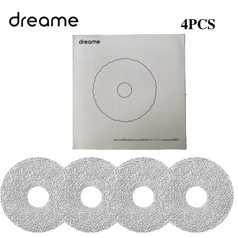 Dreame X40 Ultra/X50 Ultra pièces en tissu de vadrouille pour Dreame L10s Pro Ultra chaleur/L20 Ultra tampons de vadrouille rotatives accessoires d'origine