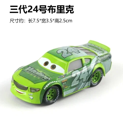 Tous les styles Disney Pixar Cars métal moulé sous pression voitures modèle Lightning McQueen alliage voiture numéro 4.19.28.36.51 101 série de course jouet