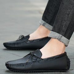 Hommes mocassins en cuir de haute qualité hommes sans lacet chaussures décontractées mocassins chaussures plates pour hommes mode hommes chaussures hommes chaussures de conduite taille 38-49