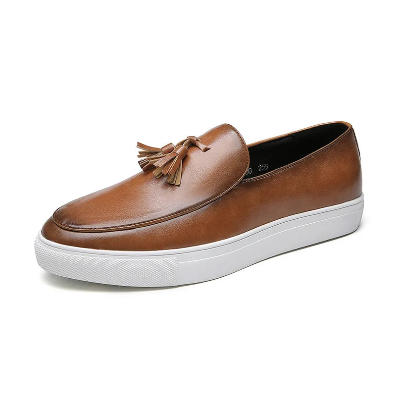 Chaussures d'été décontractées en cuir pour hommes, mocassins de conduite confortables, à enfiler, de fête, à la mode, italie