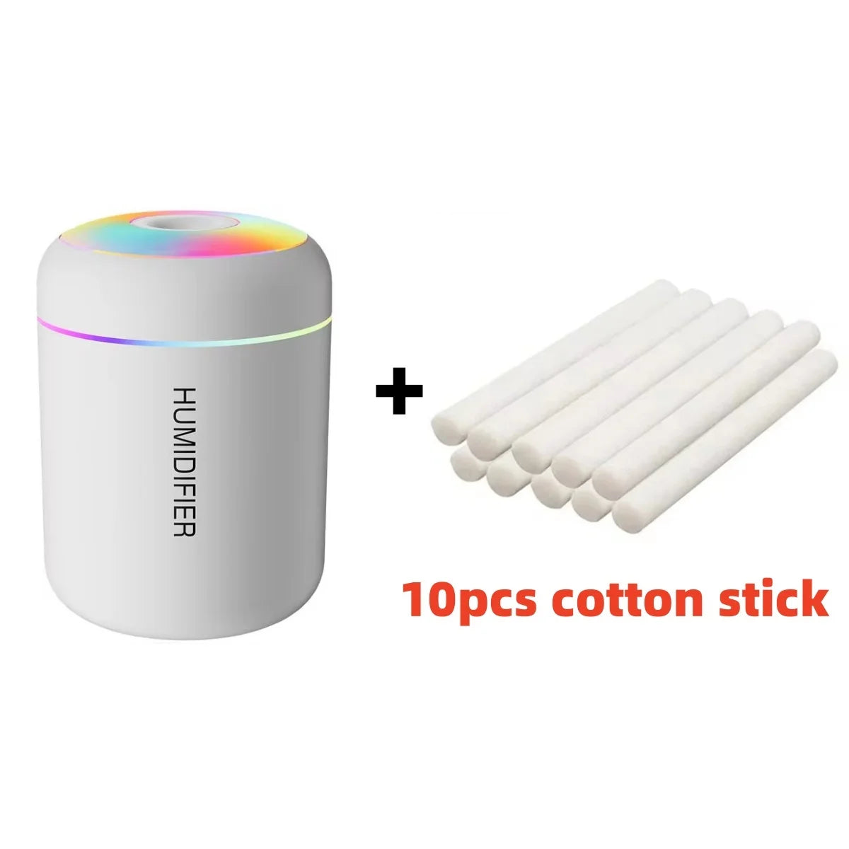 Mini humidificateur d'air électrique USB, diffuseur d'arômes, supporter ficateur d'huiles essentielles, brumisateur d'aromathérapie, lumières pour voiture, maison, chambre, 180ml