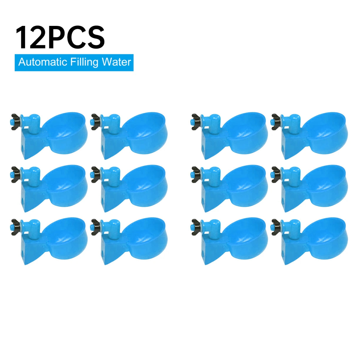 Mangeoire automatique jetable pour volaille, gobelet à boire, abreuvoir pour poussins, canard, oie, caille, 36-1 pièces