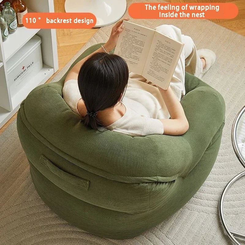 Canapé paresseux portable pour salon, canapés simples bon marché, chaise longue tatami adulte, canapé relaxant pour 1 personne, meubles de maison minuscules modernes