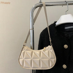 Mini sac de Shopping sous les bras pour femmes, fourre-tout rétro décontracté, sacs à bandoulière en cuir de couleur unie pour femmes