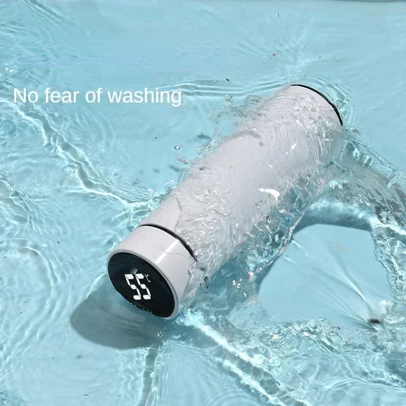 Bouteille Thermos en acier inoxydable de 500ml, avec affichage numérique de la température, tasse de mesure intelligente de la température, flacon sous vide