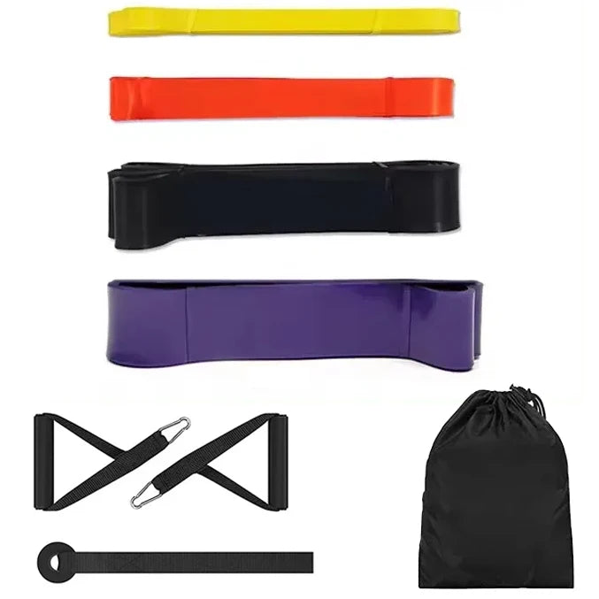Bandes élastiques en latex naturel, équipement d'entraînement physique, gymnastique à domicile