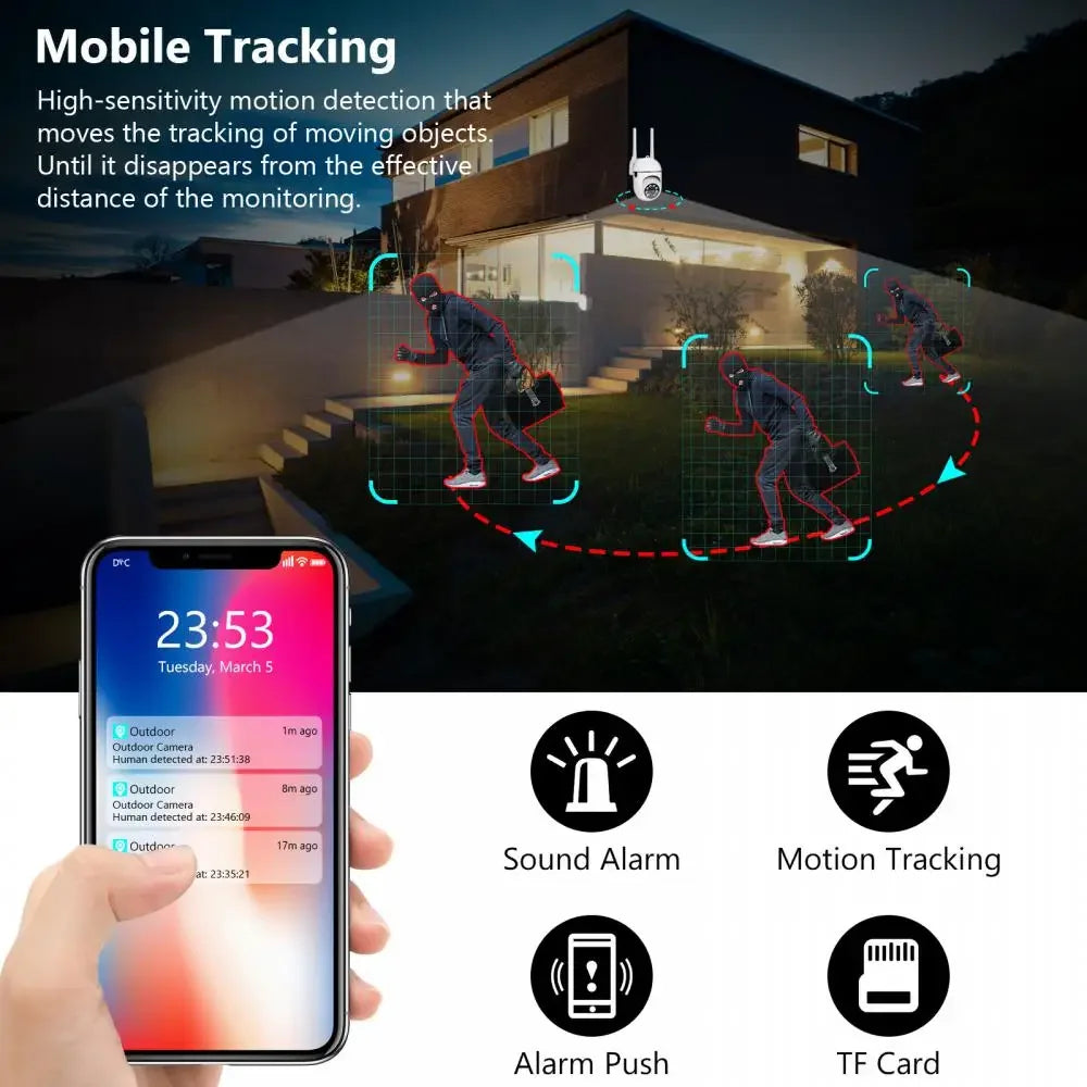 5MP YI IOT 5G 2.4G WiFi PTZ caméra utilisation intérieure suivi automatique caméra de Surveillance couleur Vision nocturne bébé moniteur Mini caméra