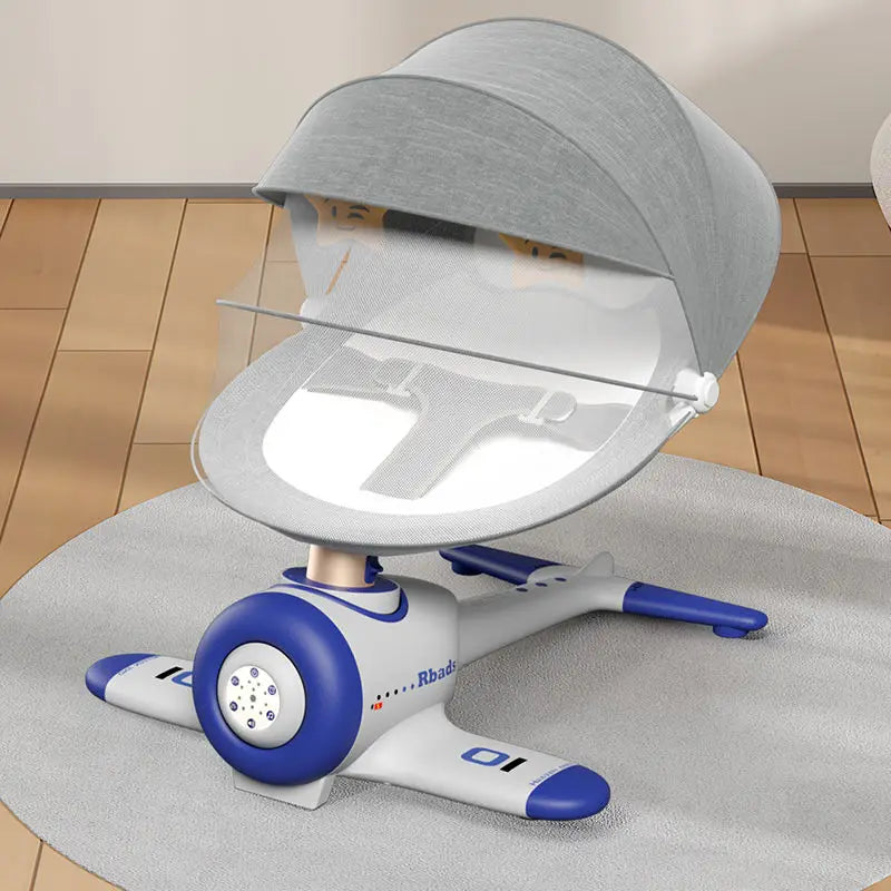 Chaise à bascule électrique de dessin animé pour bébé, chaise apaisante de musique Bluetooth pour bébé, berceau de couchage pour bébé, berceau électrique pour nouveau-né