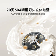 Mélangeur à grande vitesse avec fonction de chauffage, disjoncteur mural à son doux, petite Machine automatique pour le lait de soja, Liquidificadores