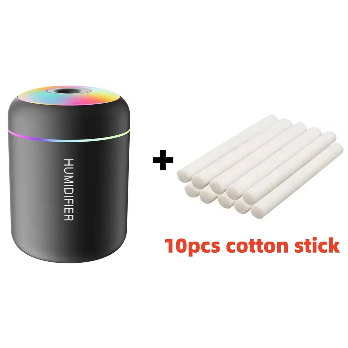 Mini humidificateur d'air électrique USB, diffuseur d'arômes, supporter ficateur d'huiles essentielles, brumisateur d'aromathérapie, lumières pour voiture, maison, chambre, 180ml