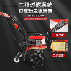 Petite Machine de labour rotative pour ameublissement du sol à quatre temps, fosses agricoles, économie de carburant et haute efficacité