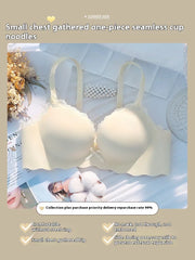 Lingerie femme petits seins rassemblés pur désir pour épaissir un morceau de filles sans marquage sans anneau en acier soutien-gorge Sexy