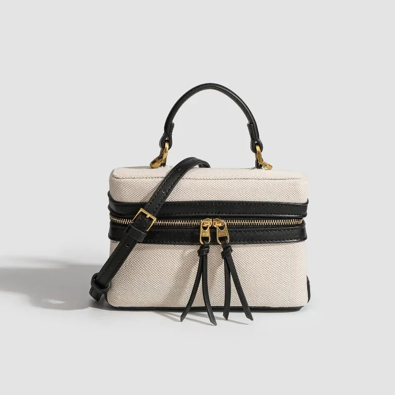 Boîte de mode femmes sacs à main concepteur toile épaisse épaule sacs à bandoulière décontracté printemps et été petits sacs à main 2024 bolso mujer