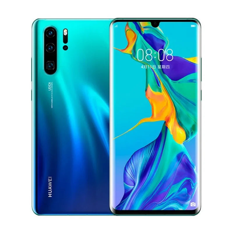 HUAWEI P30 Pro Smartphones Version mondiale 6.47 pouces 8GB + 128GB/256GB téléphone portable double SIM téléphone portable 4200mAh Google Play Store