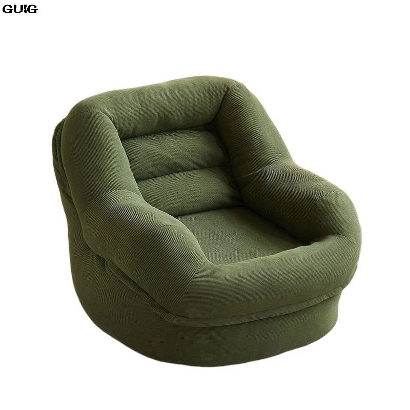 GUIG Lazy Sofa Tatami Small Bedroom Balcony Single Can Lie Or Sleep Nest Sofa Network Red New Small Sofa Bean Bag Chairs