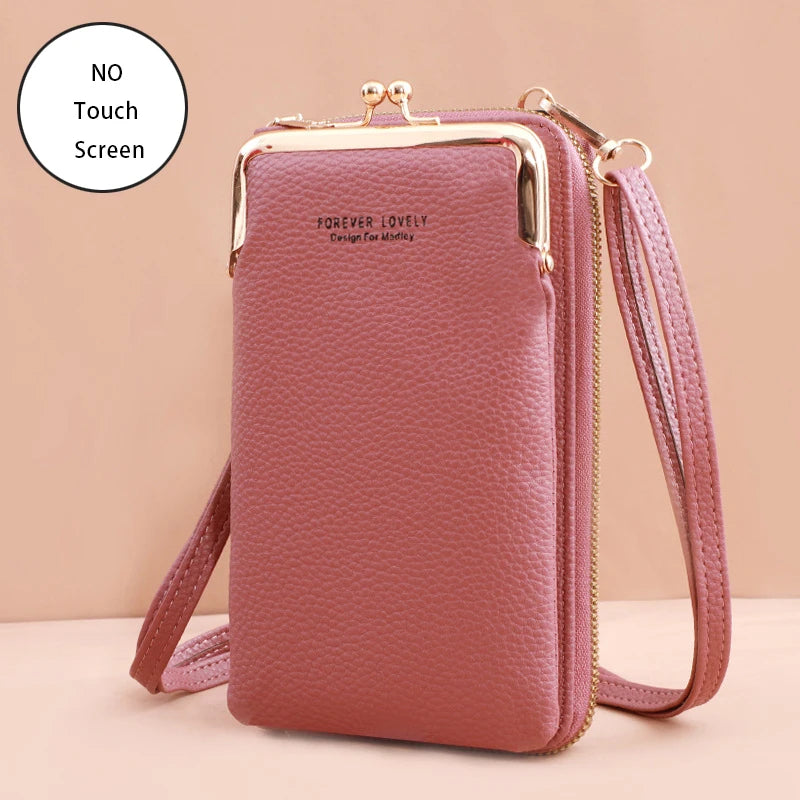 Buylor sac à main femme écran tactile sac à main pour téléphone portable sac à bandoulière femme pas cher petit portefeuille en cuir souple bandoulière сумка ж Dönusen