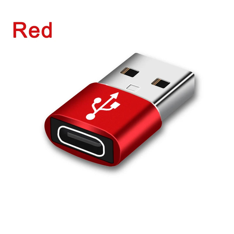 Adaptateur pour téléphone mobile Convertisseur USB C mâle vers femelle Convertisseur USB Type-C pour ordinateurs portables PC
