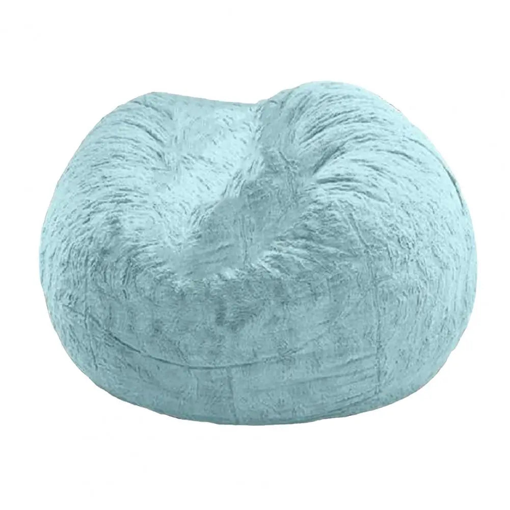 Pas de peluche gris pouf chaise géante pouf Pouf canapé-lit bouffée Futon chambre siège Tatami Relax salon meubles seulement sac étui