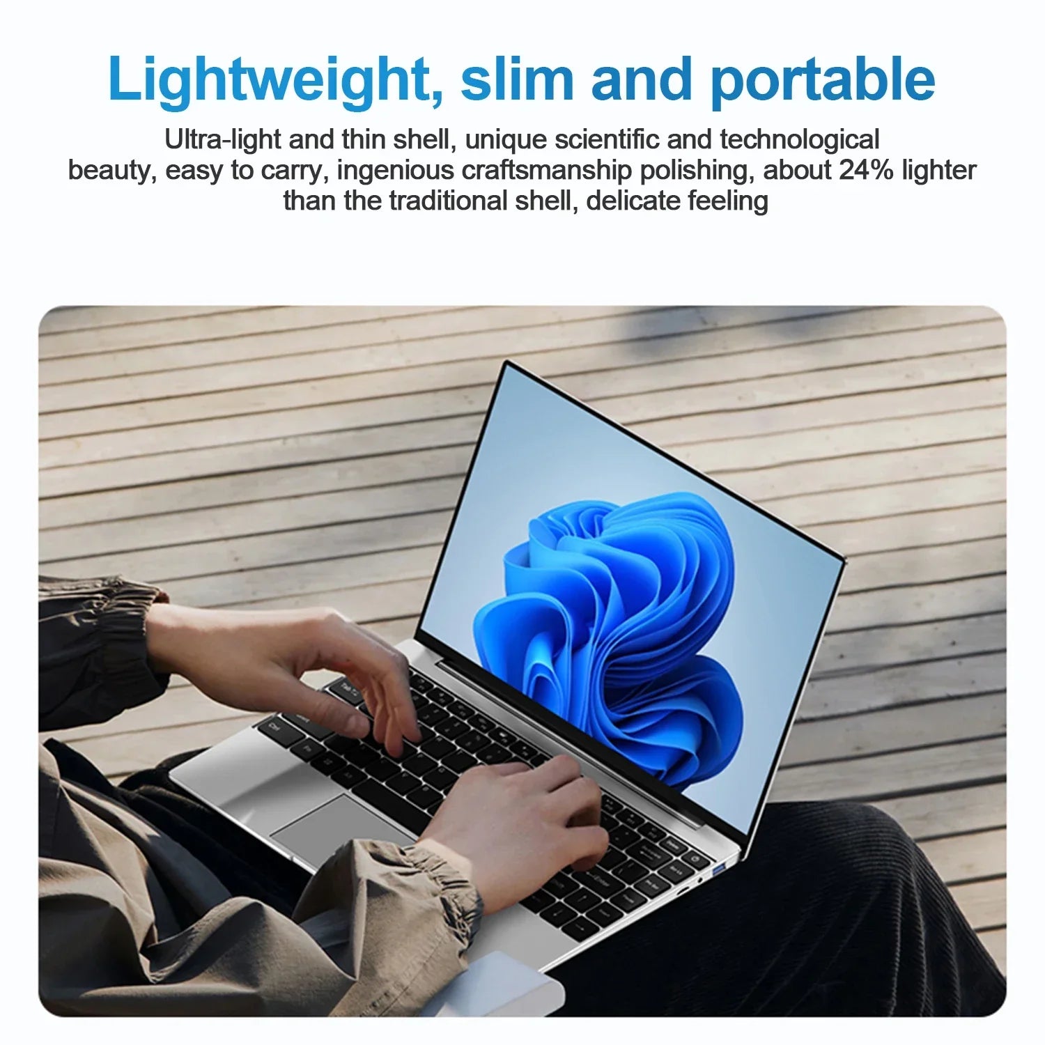 Ordinateur portable ultra mince 16 Go de RAM 2 To SSD Intel N3700 Notebook Gamer 1920 * 1080 Affichage Bureau Étude Ordinateur PC Windows 11 Pro