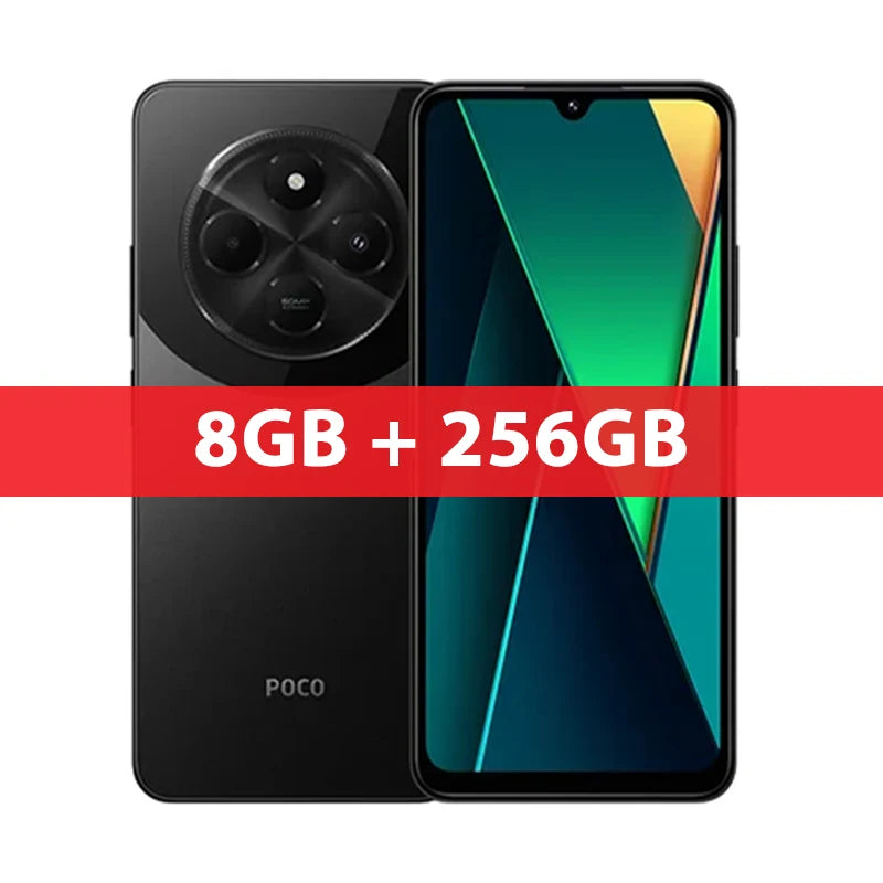 POCO C75 Version mondiale Smartphone NFC 128GB 256GB 6.88 