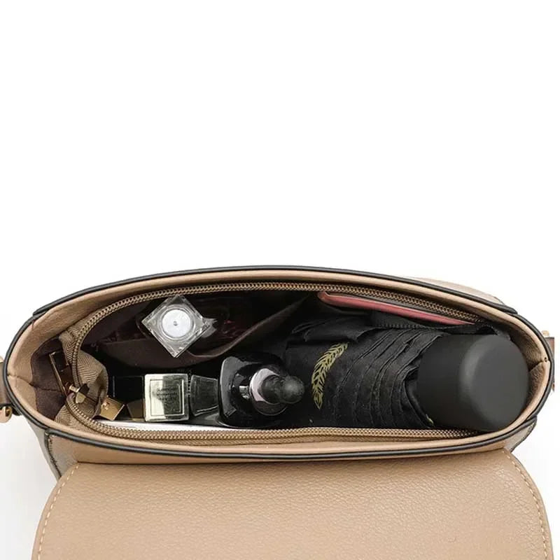 Sac à bandoulière en cuir PU pour femmes, sacoche polyvalente à bandoulière, petits sacs à Main