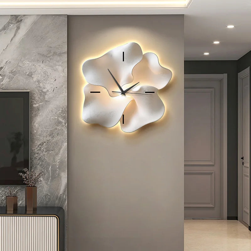 Style européen luxe horloge murale Lmitation 3D salon horloge murale créative décoration murale numérique Quartz horloge murale