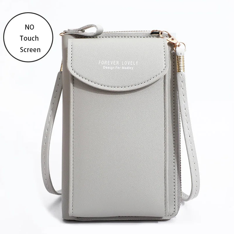 Buylor sac à main femme écran tactile sac à main pour téléphone portable sac à bandoulière femme pas cher petit portefeuille en cuir souple bandoulière сумка ж Dönusen