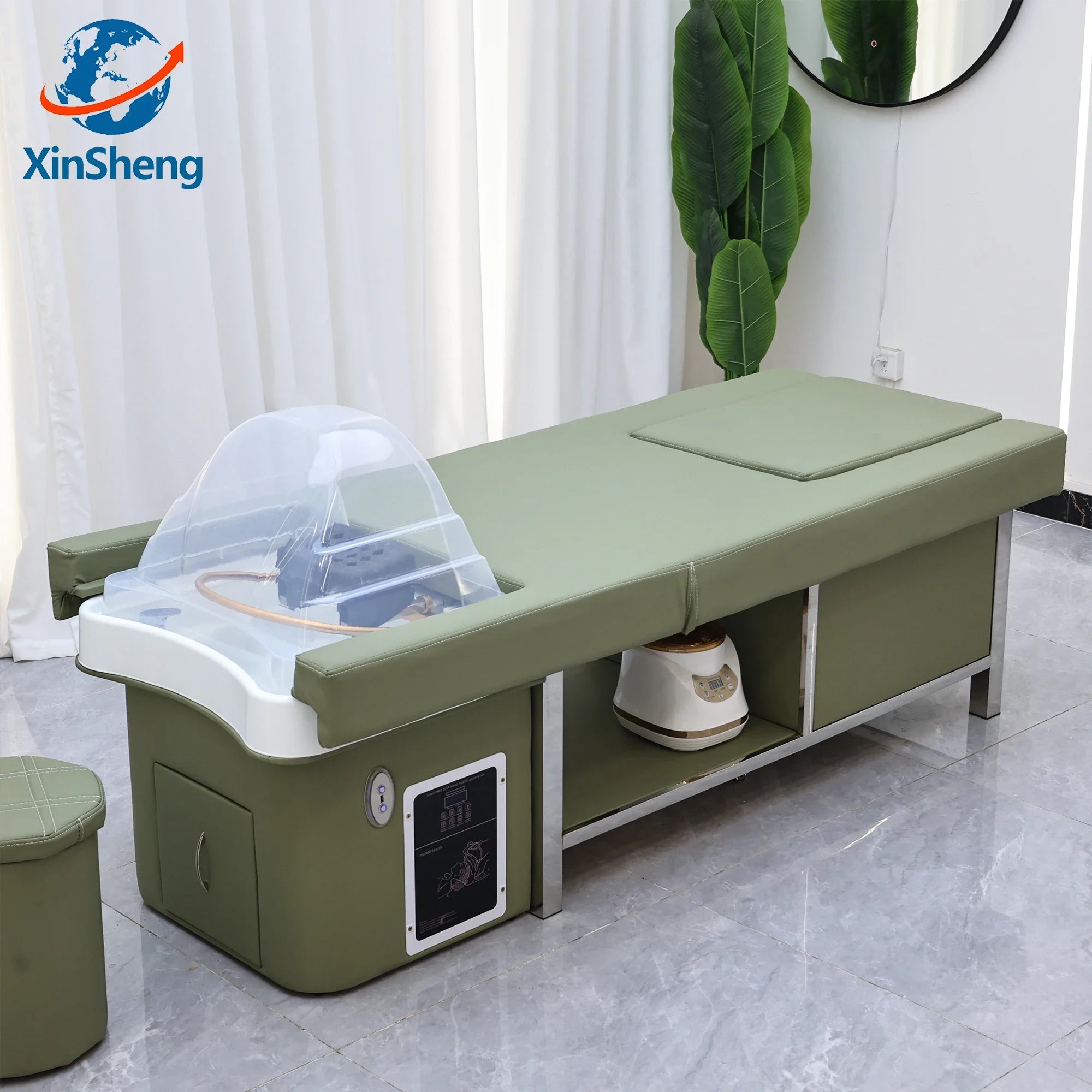 XinSheng lavage des cheveux et tête SPA Fumigation shampooing lit Salon de beauté Table de Massage lits de Massage Salon de coiffure meubles commerciaux