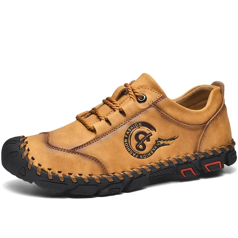 Classique confortable hommes chaussures décontractées mocassins hommes chaussures qualité fendu en cuir appartements offre spéciale mocassins grande taille