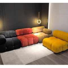 Canapés de salon italiens sectionnels design 2025 Accent canapé modulaire compressé désossé petit canapé Wohnzimmer meubles