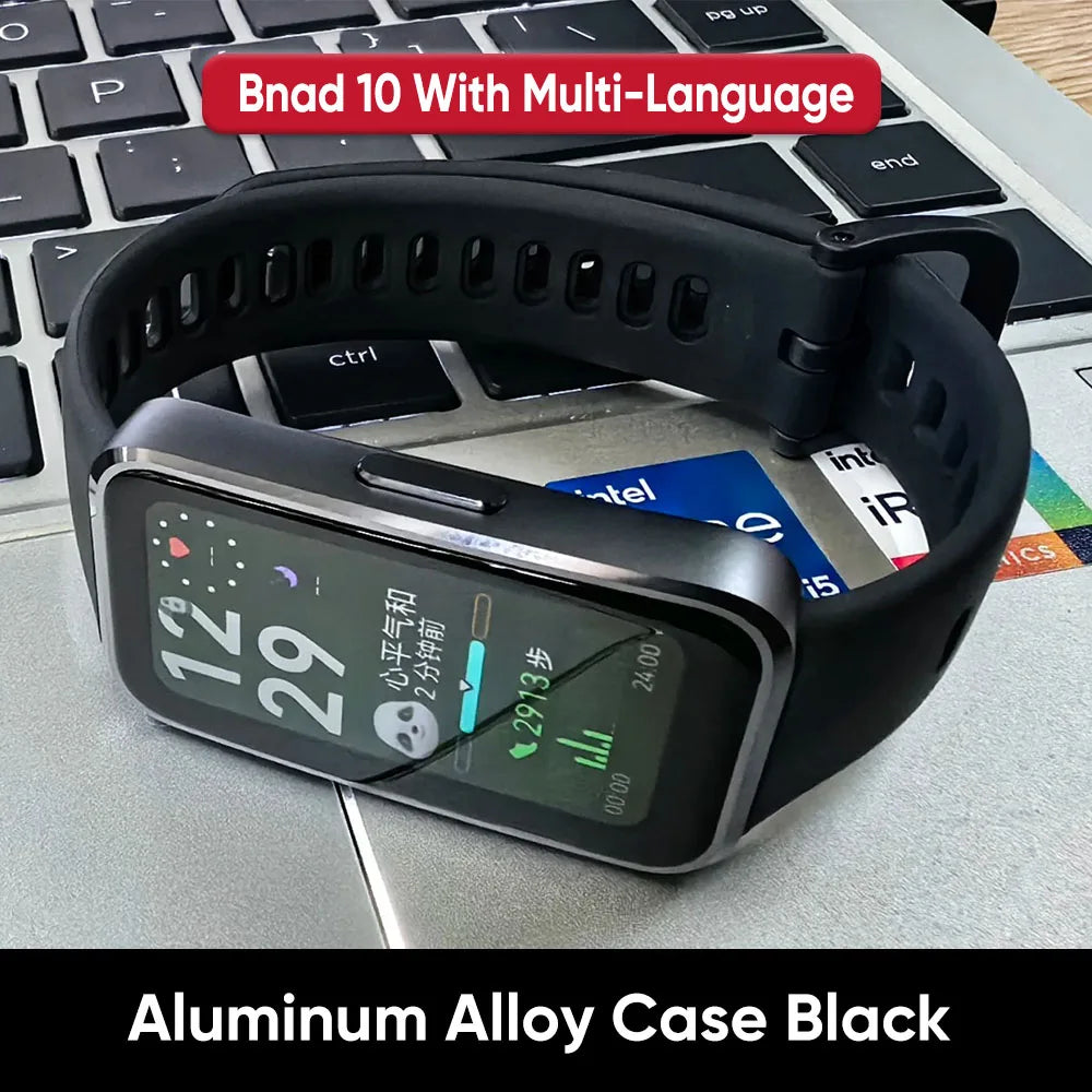 Montre connectée Huawei Band 10, originale, Compatible avec IOS et Android, suivi du sommeil, moniteur de santé, autonomie de 14 jours,