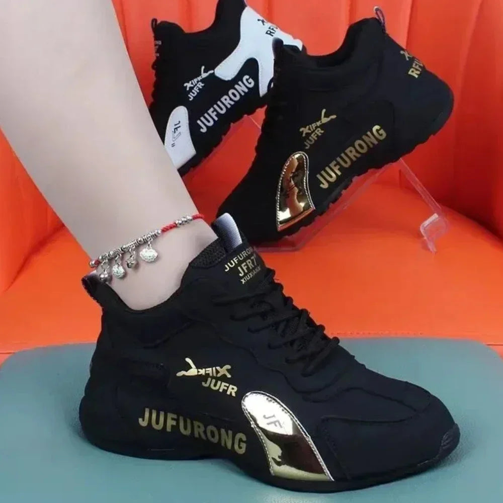 chaussures pour les femmes d’été respirant dames lacets sports plate-forme baskets femmes marche chaussures de créateur zapatos de mujer