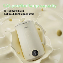 Mélangeurs à grande vitesse 220V, détachables et faciles à nettoyer, silencieux, 1,2 l, Mini machine automatique pour lait de soja, extrait de jus, pâte de riz