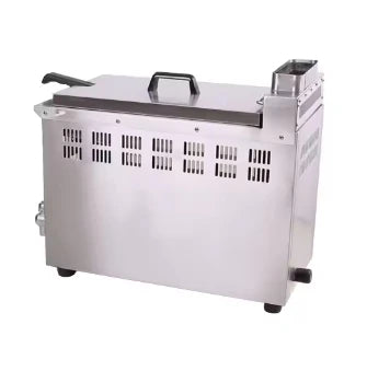 Industrie simple gaz friture maïs chien utilisé Propane friteuse Machine frites et poulet frit salle à manger rapide