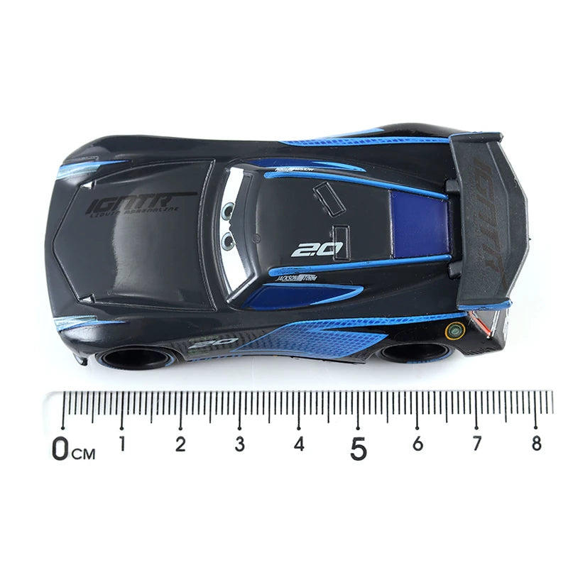 Voitures Disney Pixar voiture 2 3 alliage voiture foudre McQueen Jackson tempête Mack Sally camion moulé sous pression modèle jouet enfants cadeau d'anniversaire
