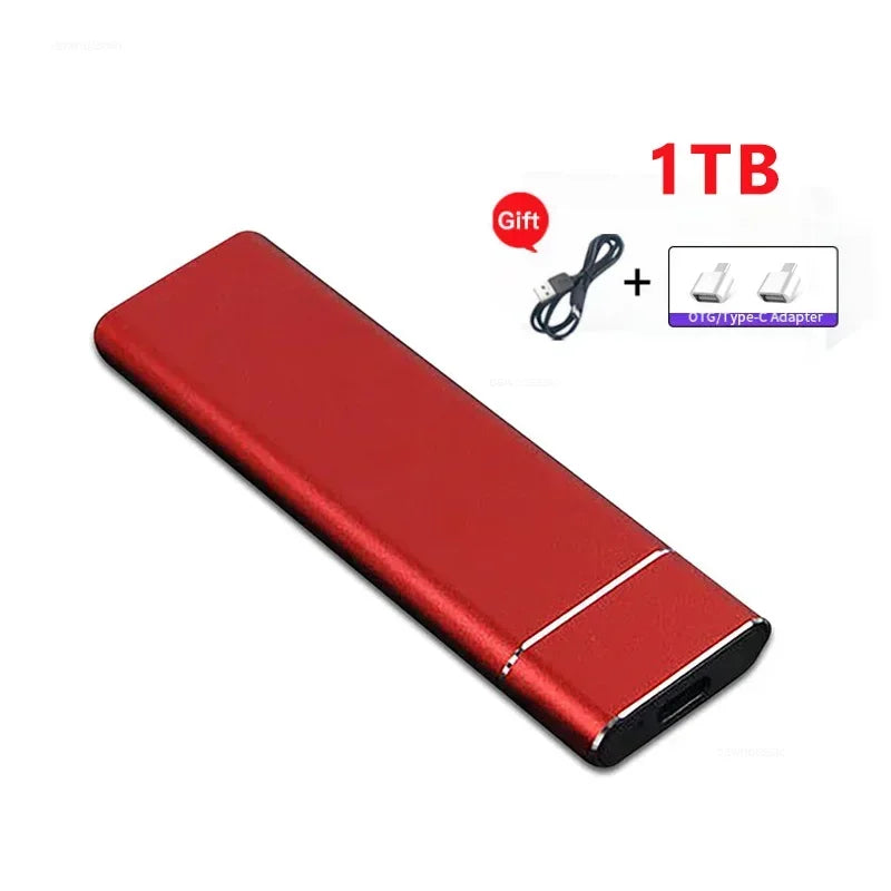 External 1TB Ssd High-Speed Solid State Drive Type-C/USB 3.1 Interface Portable Hard Disk External Hard Drive for PC Laptop